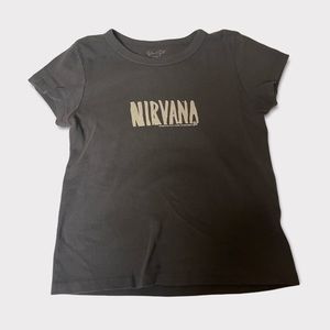 brandy melville Nirvana tee
